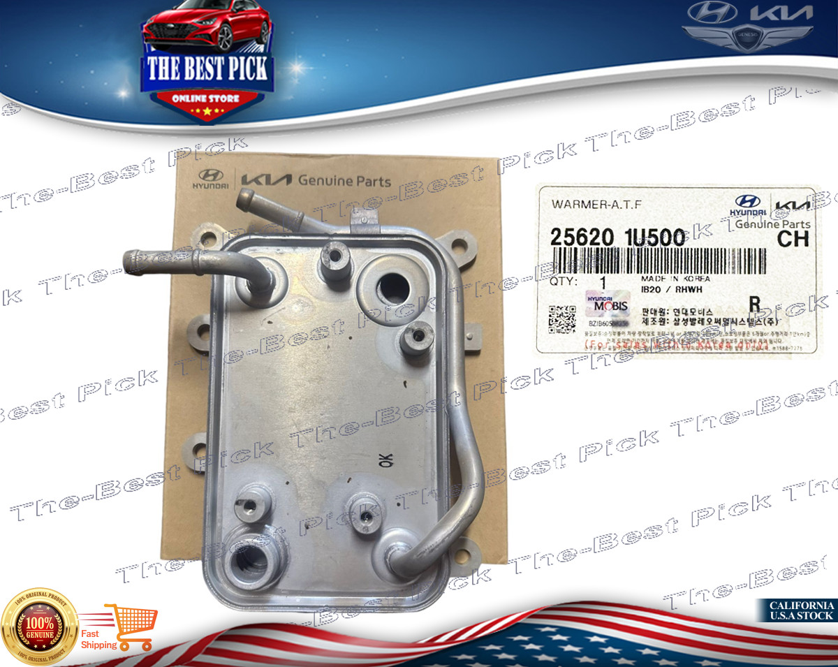 Fit 13-19 Santa Fe Sonata Sorento GENUINE⭐ Transmission Cooler WARMER 256201U500