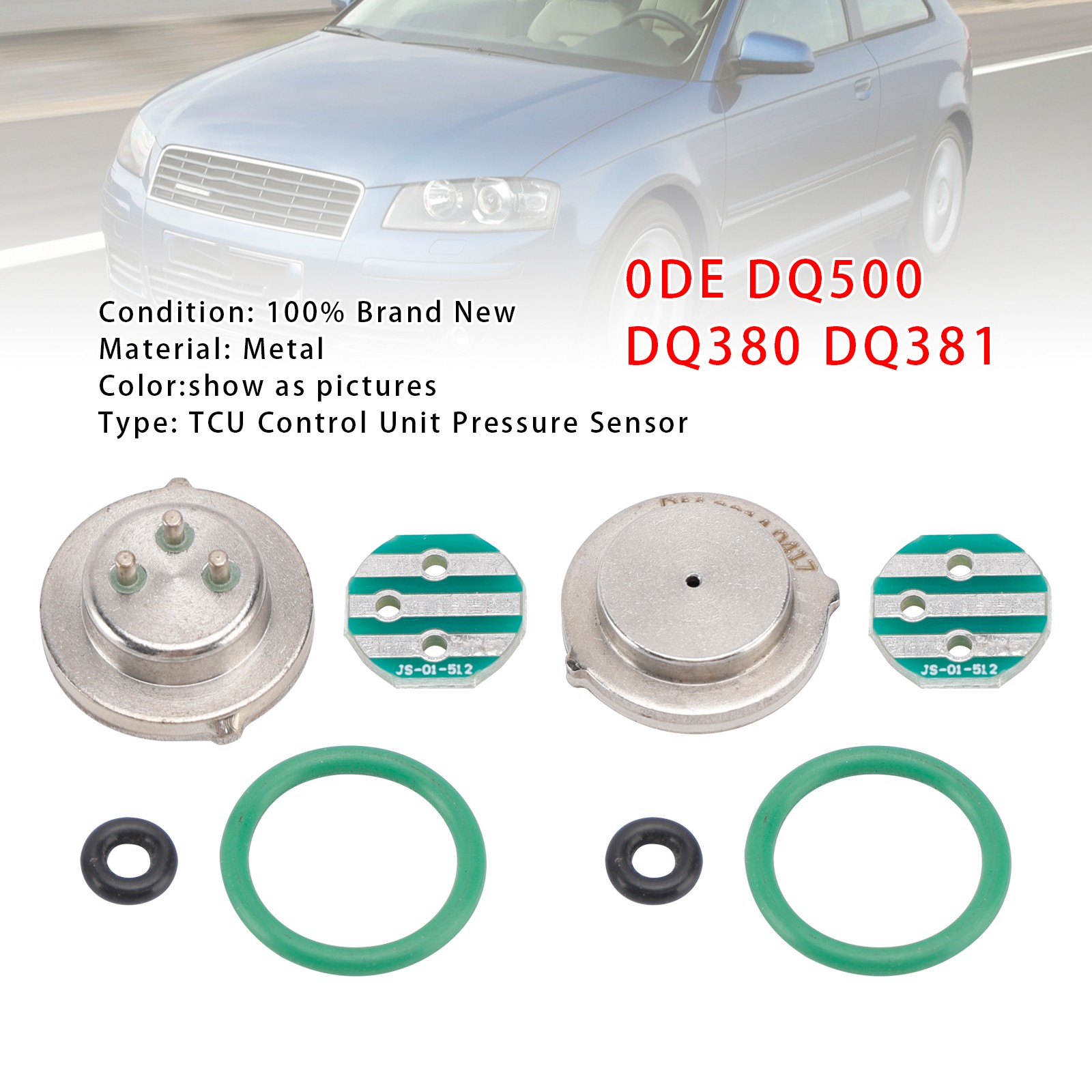 0DE DQ500 DQ380 DQ381 TCU Transmission Control Unit Pressure Sensor For VW AUDI