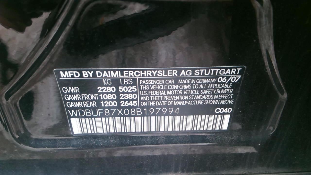 Automatic Transmission 211 Type E350 AWD Fits 06-09 MERCEDES E-CLASS 8766171