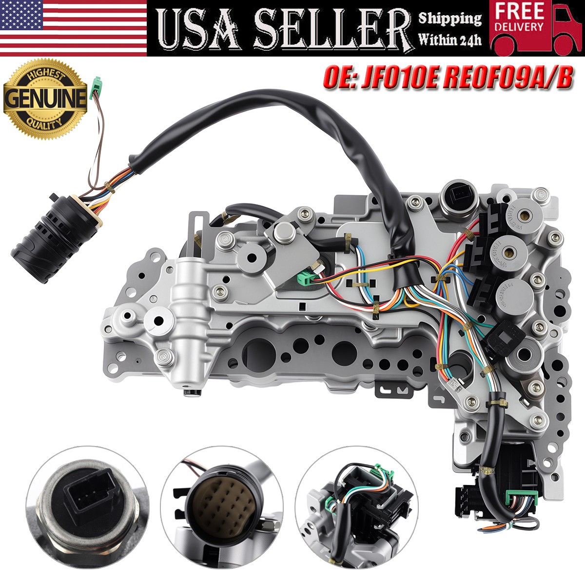 CVT Transmission Valve Body for Nissan Murano Quest Maxima JF010E RE0F09A/B