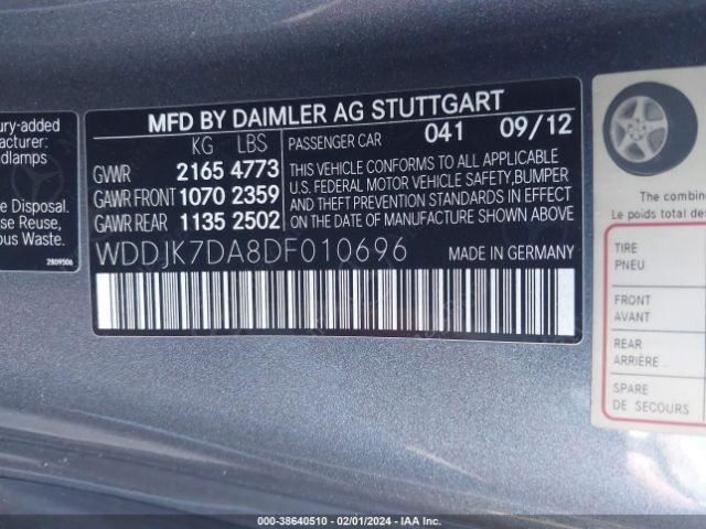 Automatic Transmission 231 Type SL550 Fits 13 MERCEDES S-CLASS 1497046