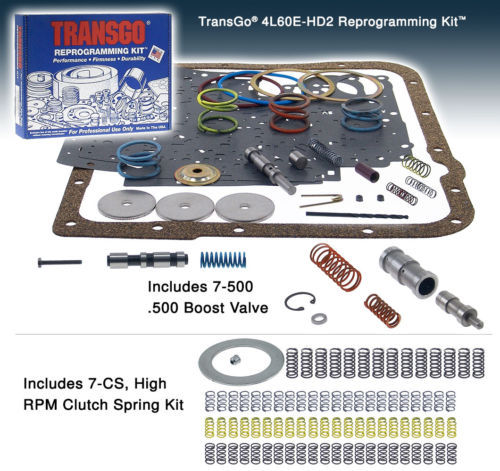 TransGo Reprogramming Kit 4l60E-HD2 GM 4L60E Includes .500″ Boost Valve