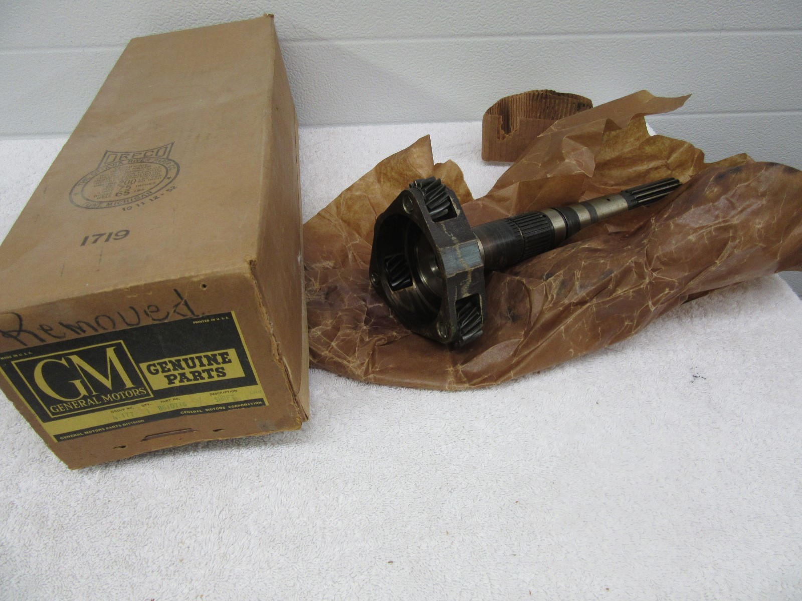 NOS 1946-1950 Olds Pontiac Hydra-Matic Rear Planet w/ Shaft Carrier Assembly dp