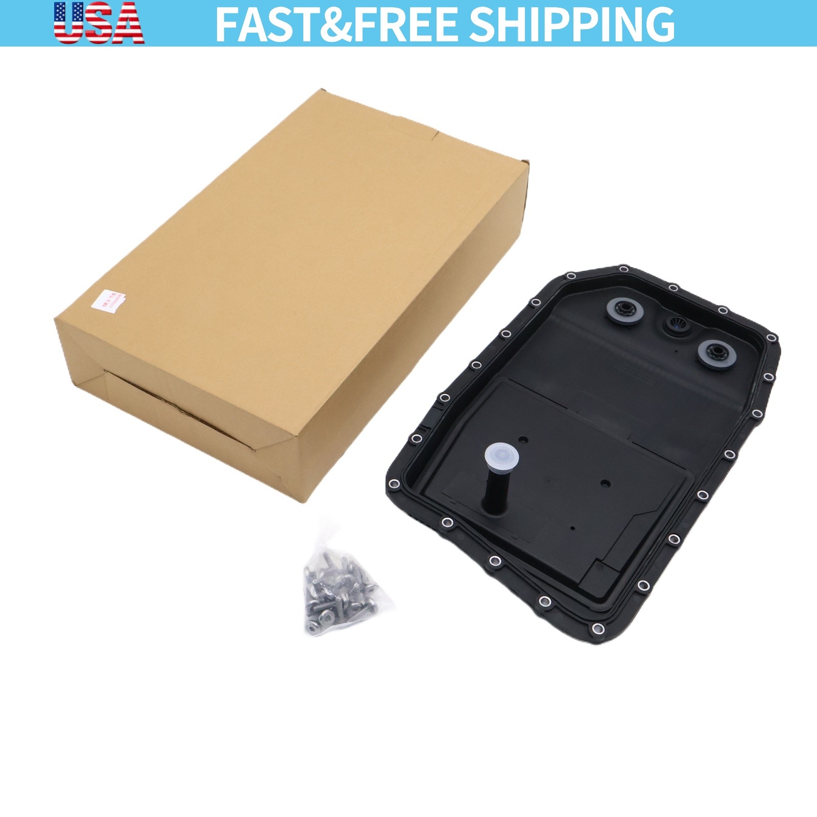 LR007474 Trans Oil Pan Kit Filter Assembly For Jaguar XJ XJ8 2004-2012