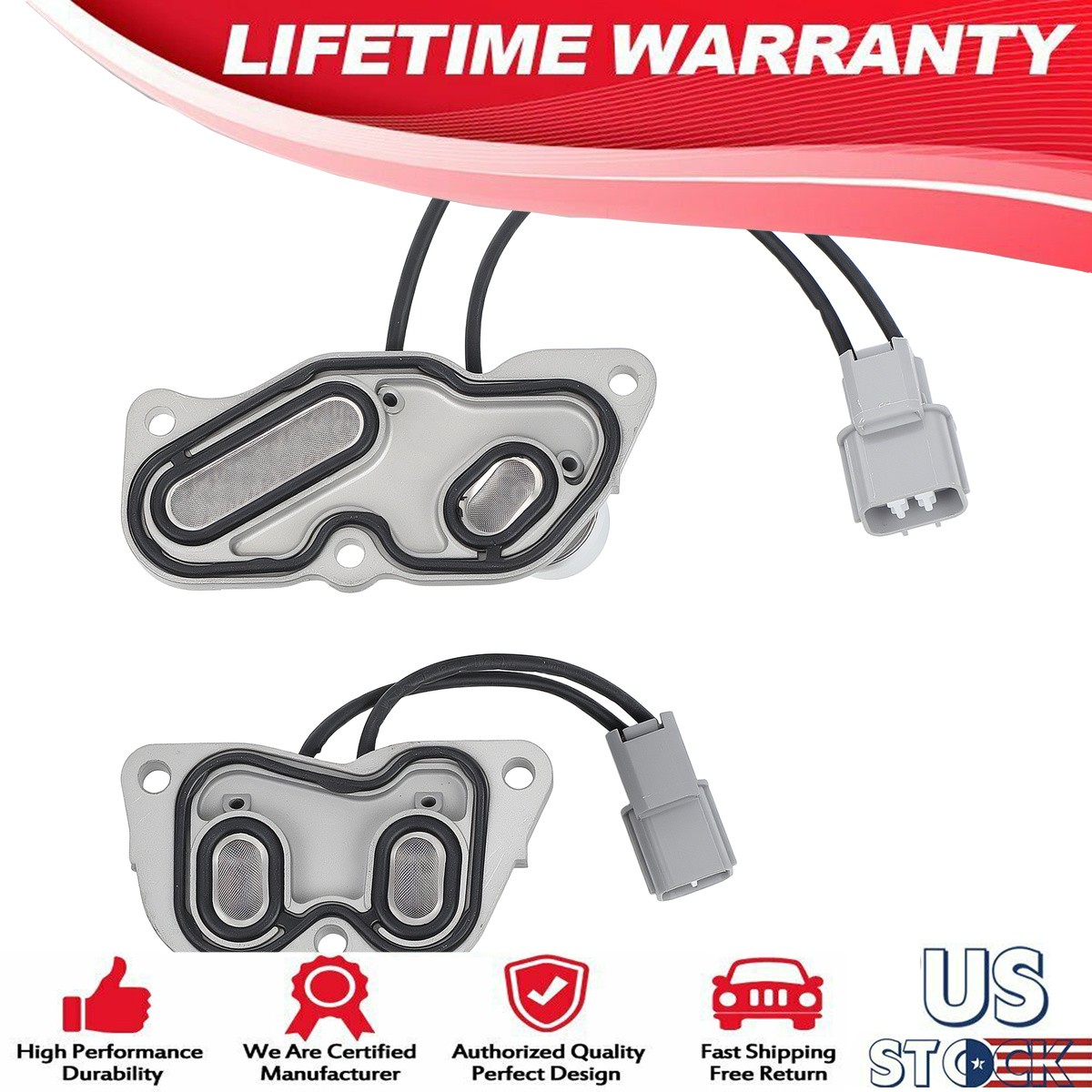 28200-PX4-014 28300-PX4-003 Shift Control Solenoid Set For Honda Accord 2.2L