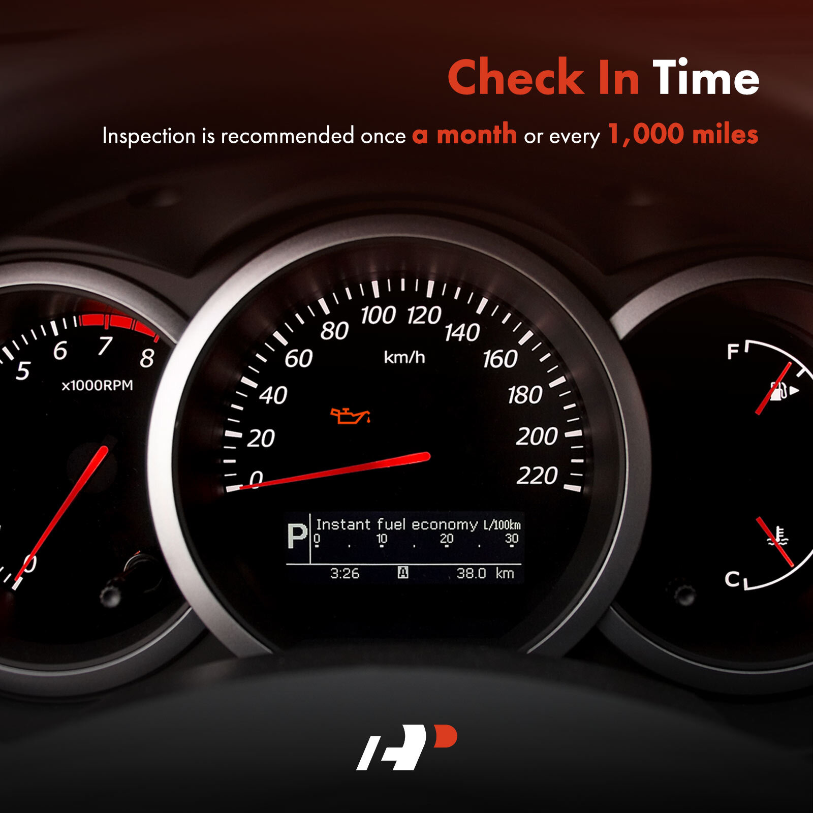 A-Premium Flexible Stainless Transmission Dipstick Firewall Mount for Chrysler