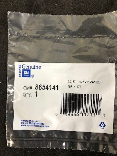 Genuine GM Automatic Transmission Output Shaft Retaining Ring 8654141 4l60E