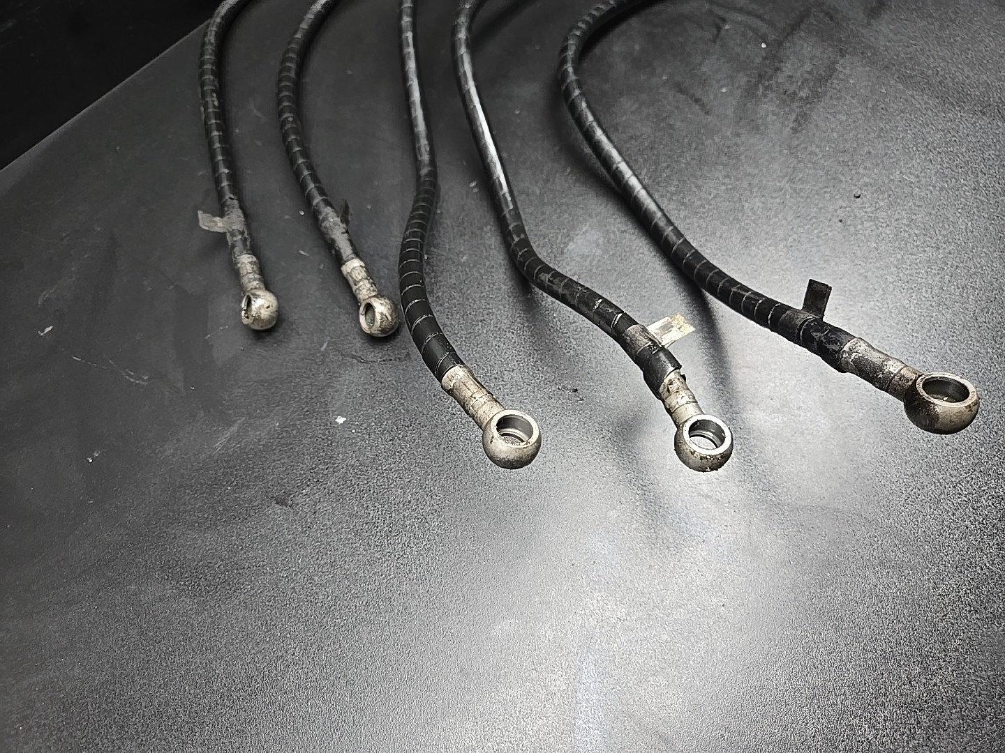 04-08 MASERATI QUATTROPORTE M139 F1 TRANSMISSION HYDRAULIC HOSE LINE SET OEM
