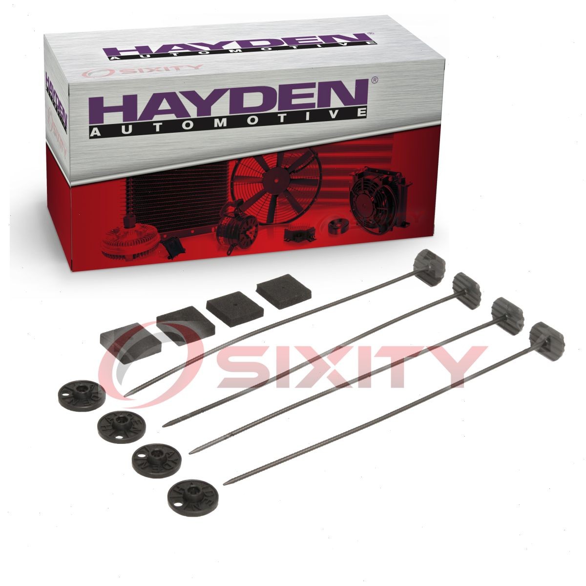 Hayden Oil Cooler Mounting Kit for 1942-2015 Chrysler 200 300 300M Aspen bi