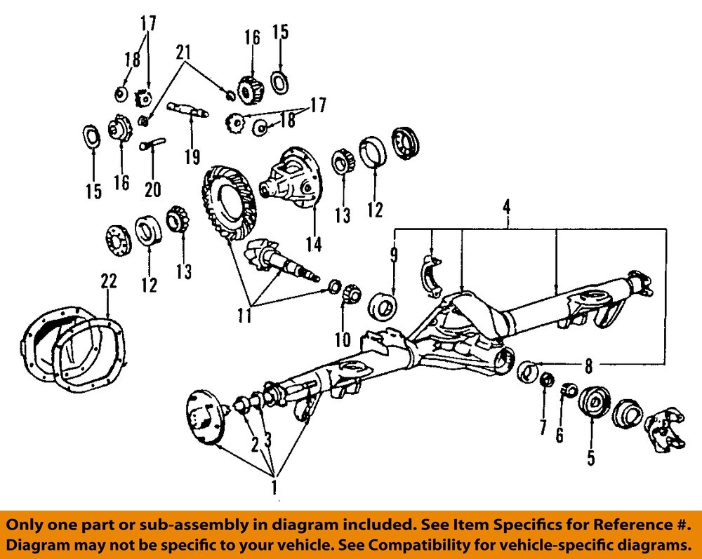 FORD OEM Rear Differential-Lock Pin D8BZ4241C