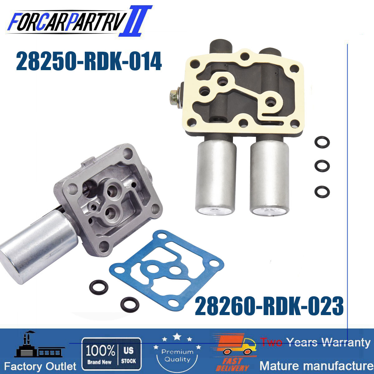 28250-RDK-014 28260-RDK-023 Transmission Single Linear Solenoid for Honda Acura