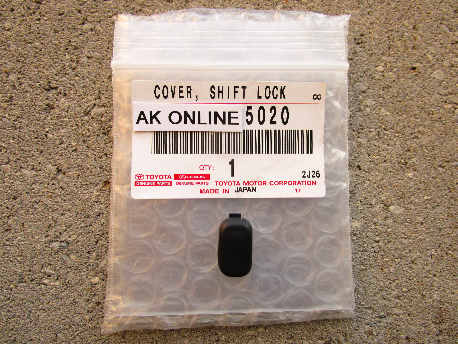FITS: 93 – 02 TOYOTA 4RUNNER A/T SHIFTER LOCK RELEASE BUTTON COVER OEM OEM NEW