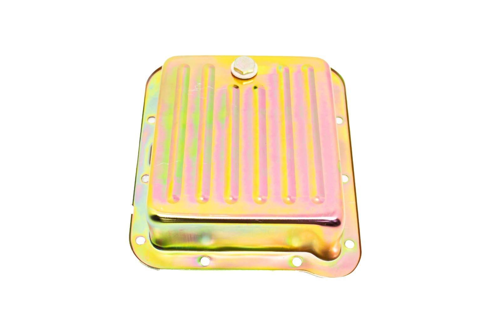 Steel Stock Capacity Transmission Pan Fits Ford C4 Case Fill, Finned – Zinc