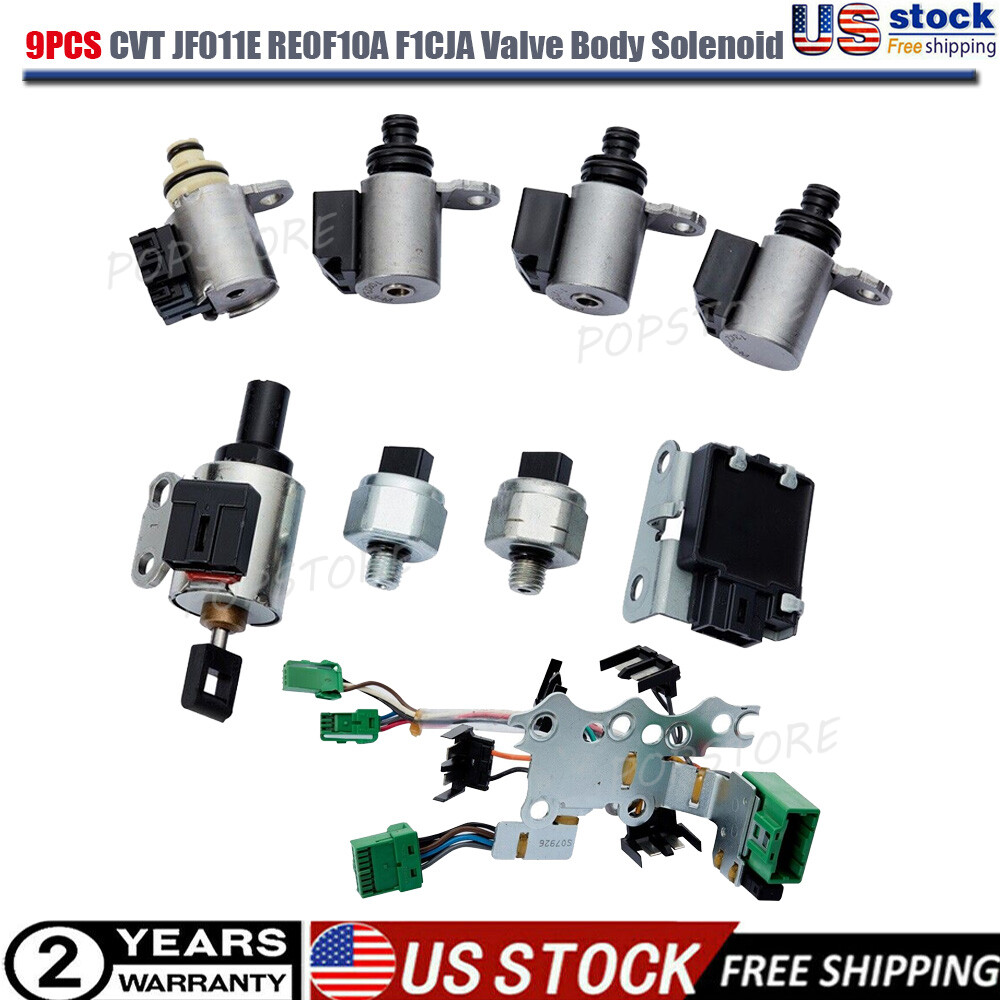 JF011E RE0F10A F1CJA for Nissan CVT Transmission Valve Body Solenoid Sensor kits