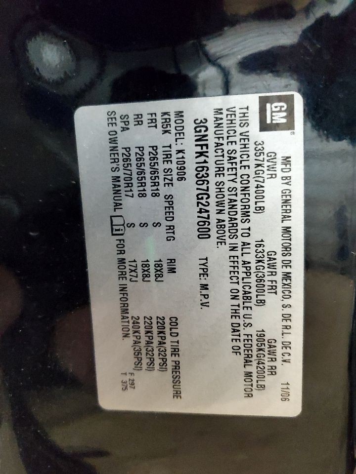 Automatic Transmission From 07 2007 CHEVY SUBURBAN 4L60E KLD 89037517 4×4 4wd