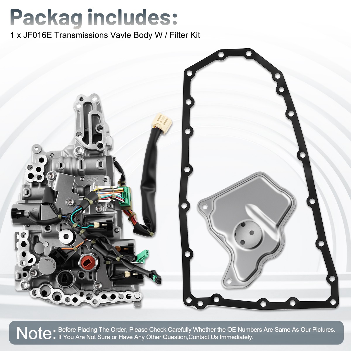 New JF016E CVT Transmission Valve Body Kit For 2014-2018 Nissan Altima 2.5L