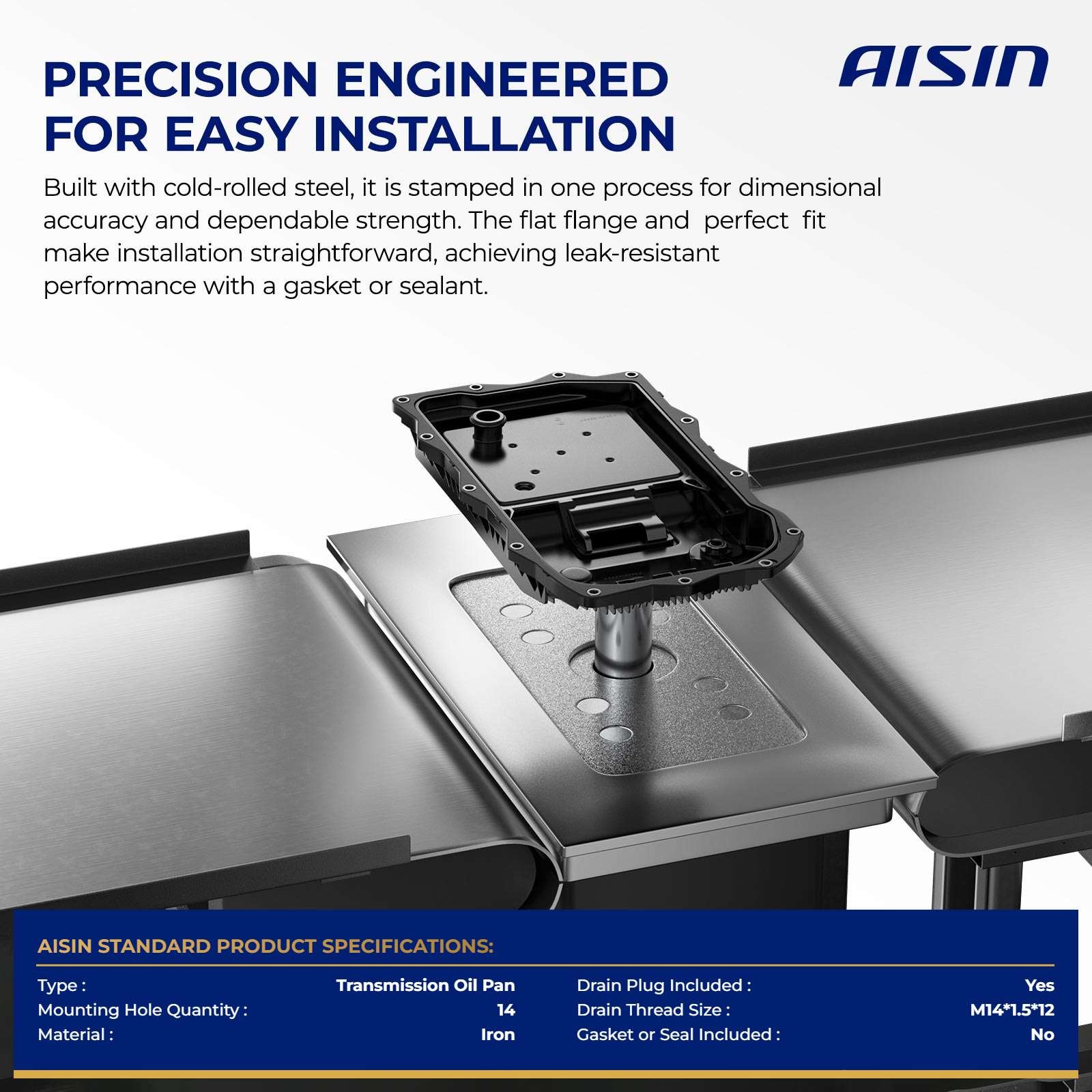 AISIN Transmission Oil Pan for Ford F-150 Explorer Mustang Expedition 1998-2014