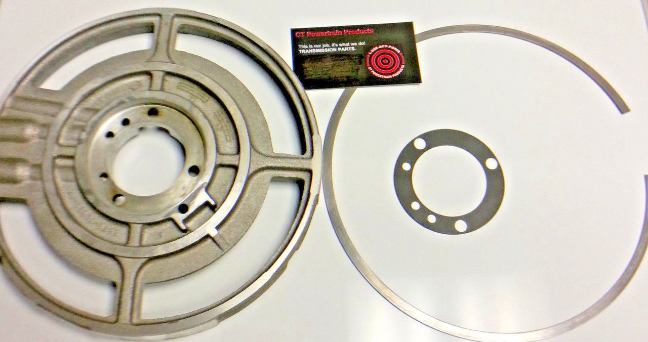 E4 4R1 4R100 E4OD Machined Aluminum Center Support Plate & Snap Ring Kit 1989-ON