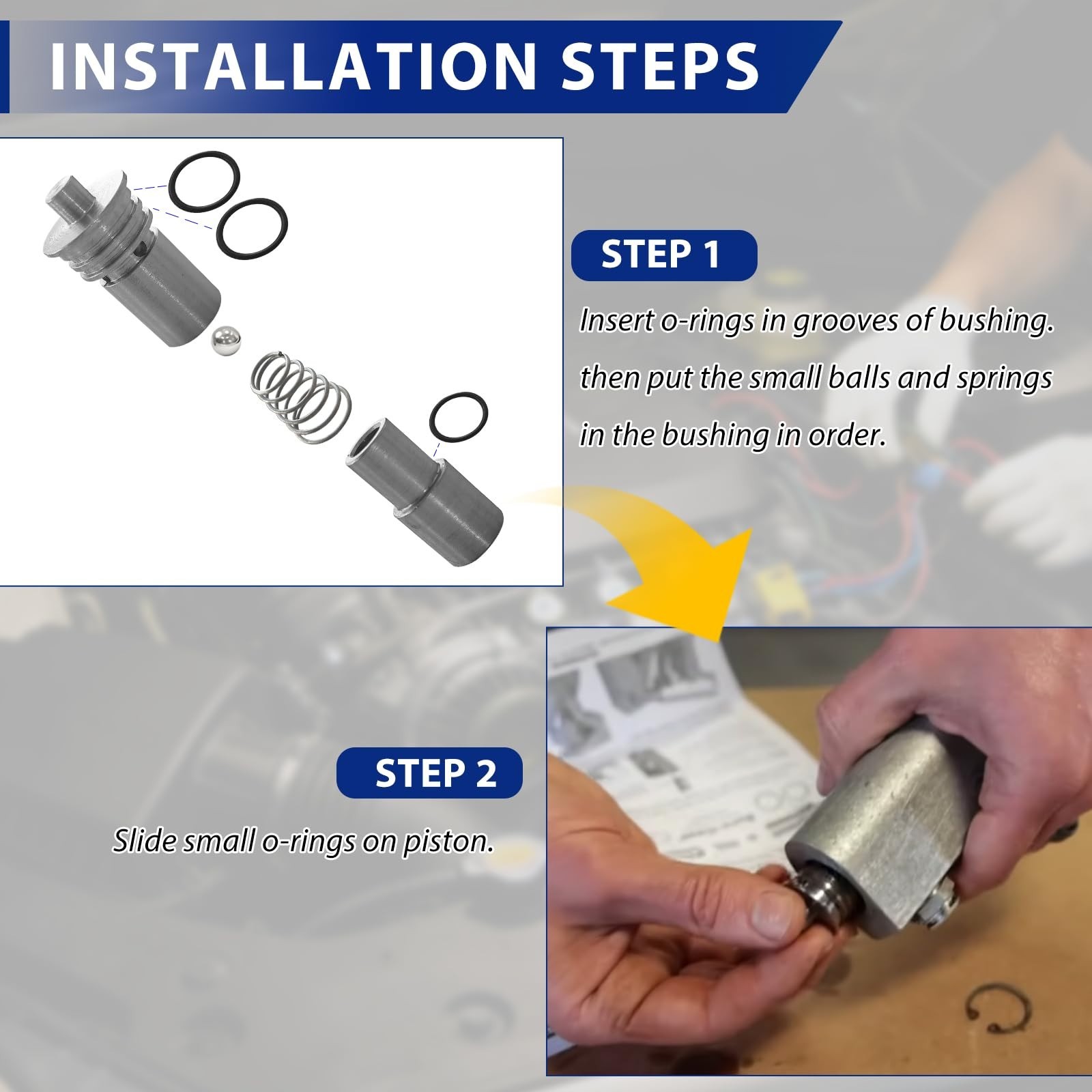 Cooler Flow Bypass Valve Kit with Gasket, Upgrade for GM 6L80/6L90 & 8L80/8L90E