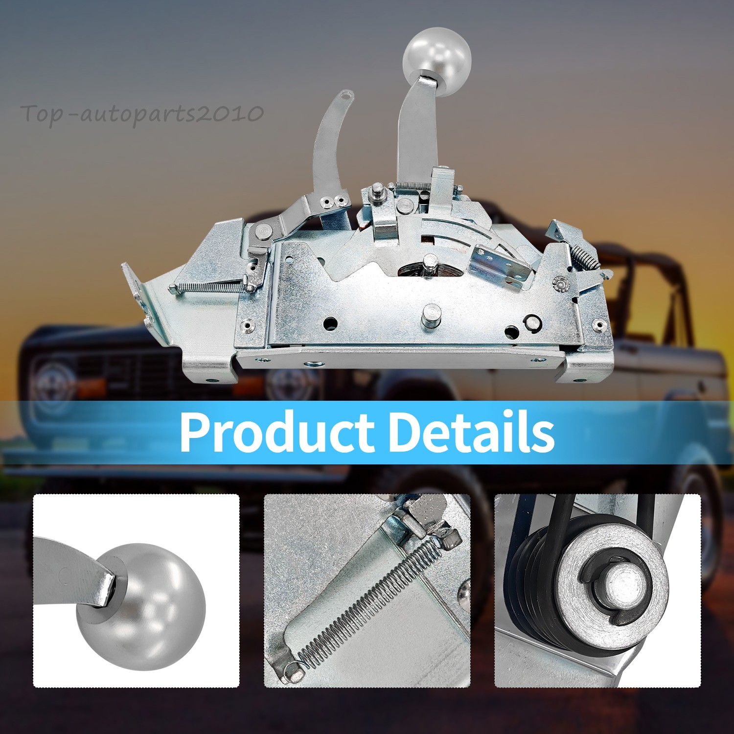 For B&M 80842 Pro Ratchet Automatic Shifter for 3 & 4 Speed Transmission NEW US