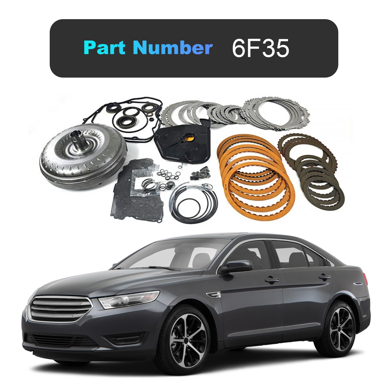 6F35 FOR FORD TRANSMISSION REBUILD KIT TRANSTEC 2013-ON FOR FORD LINCOLN MAZDA