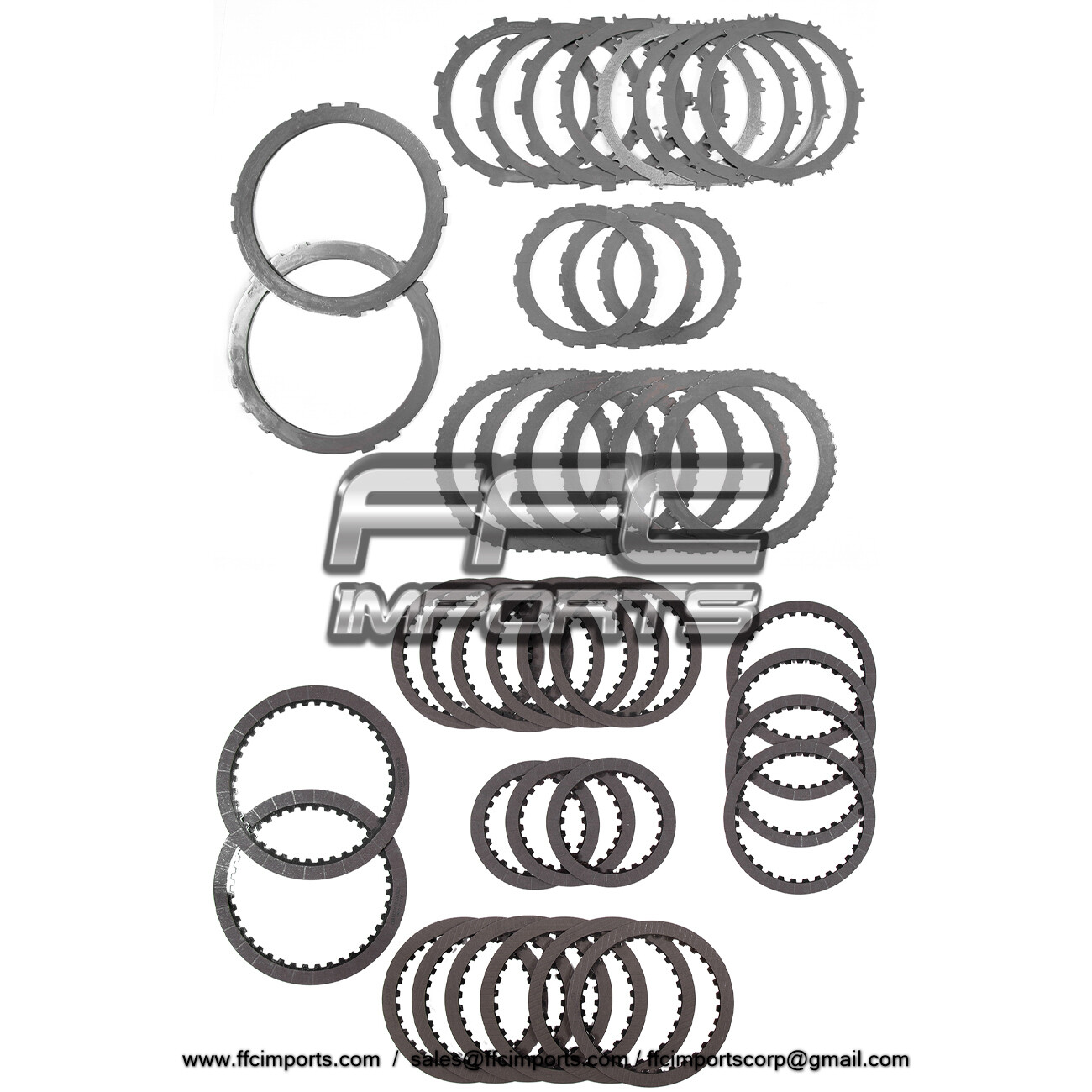 45RFE 545RFE 65RFE Transmission FRICTION & STEEL Clutch Plates SET 99-UP for RAM