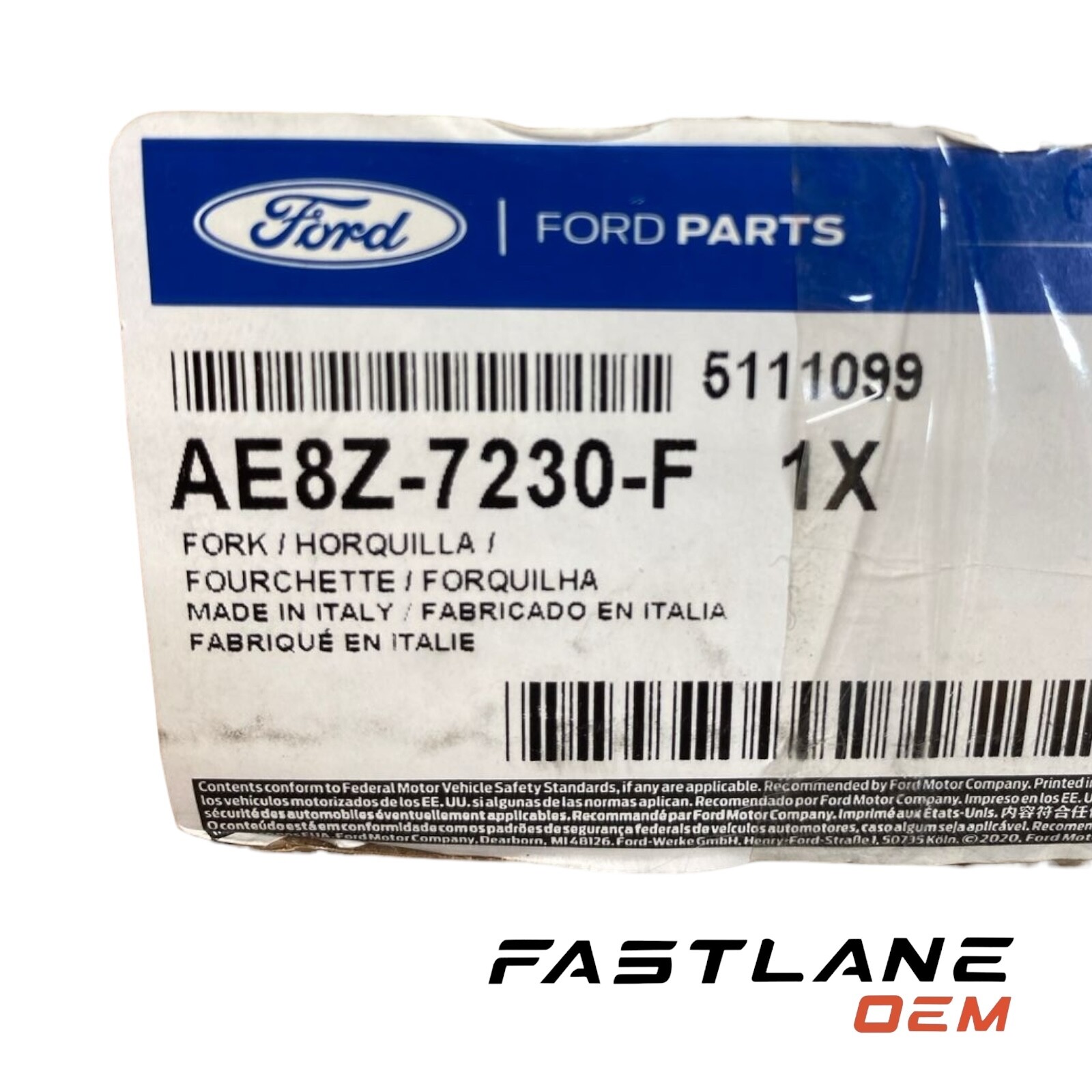 2011-2019 FORD FIESTA GEAR SHIFT FORK NEW OEM AE8Z-7230-F