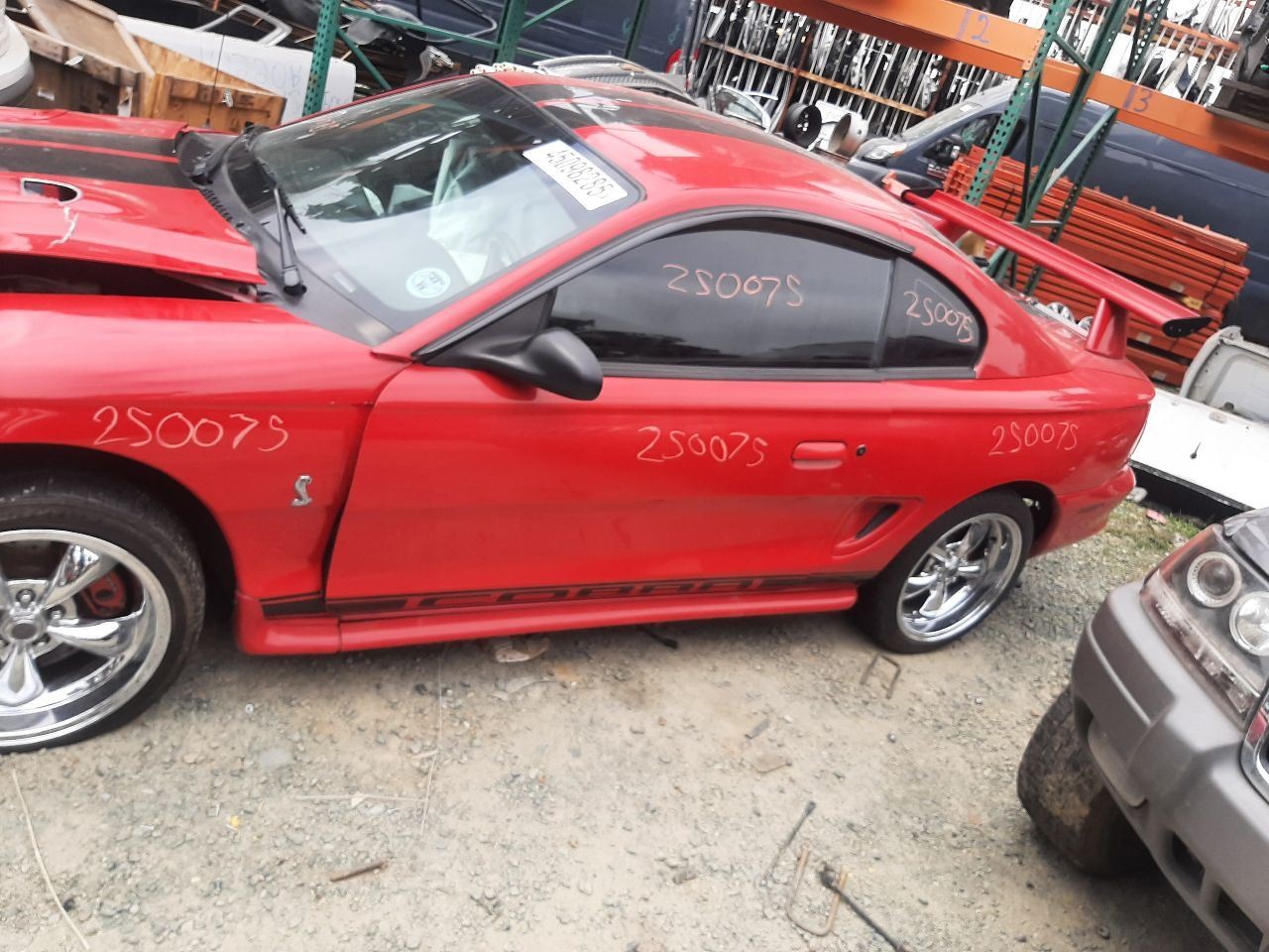 1996-1998 FORD MUSTANG COBRA Manual Transmission 8-280 4.6L T-45 ID F6ZR7003CC