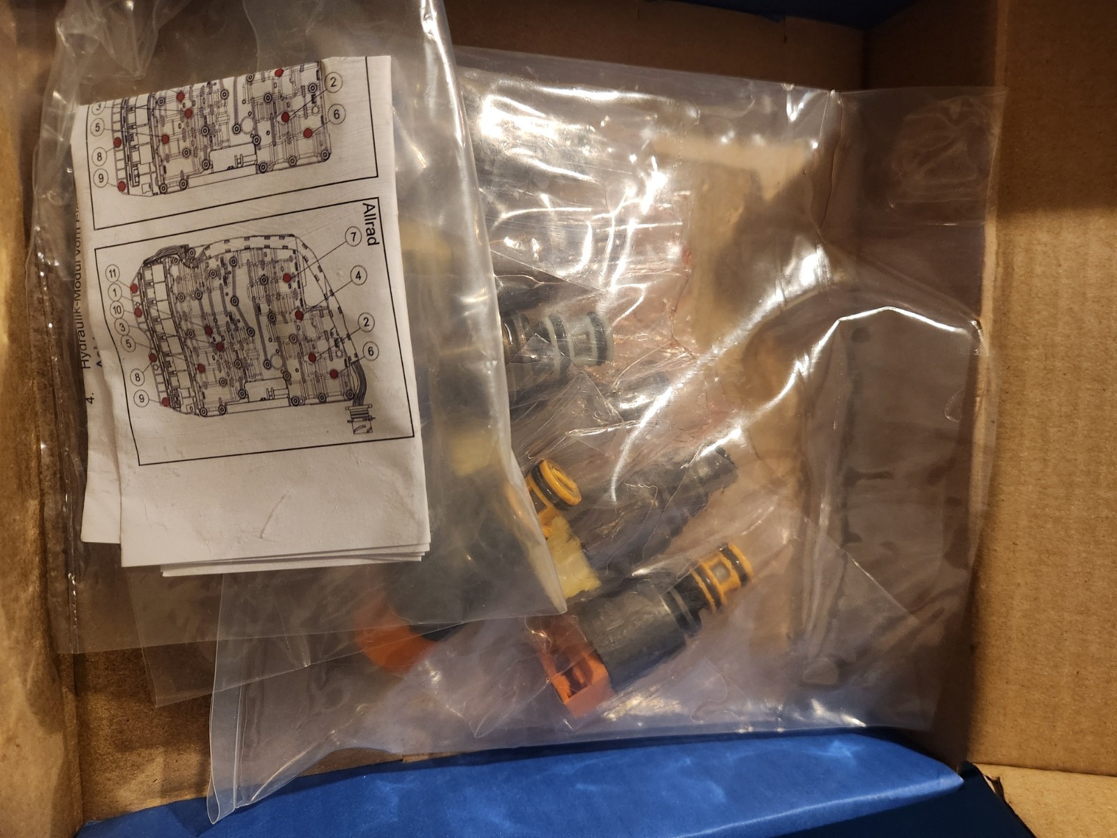 ZF 6HP21 ZF6HP28/X/AF Brand New Genuine ZF 1068 298 046 solenoid Kit (7 Pieces)