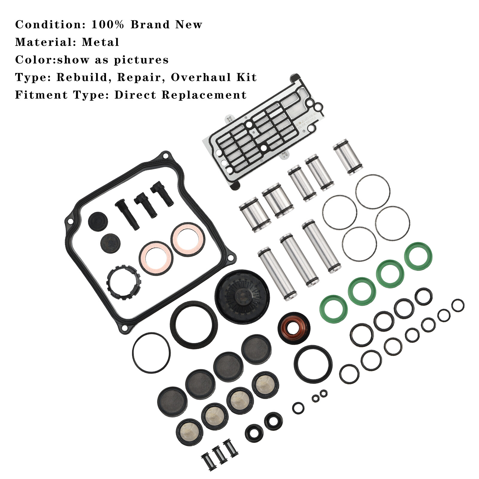 DQ500 0BH 0BT Transmission Overhaul Seals Pistons Gasket For VW TIGUAN 11-ON L4
