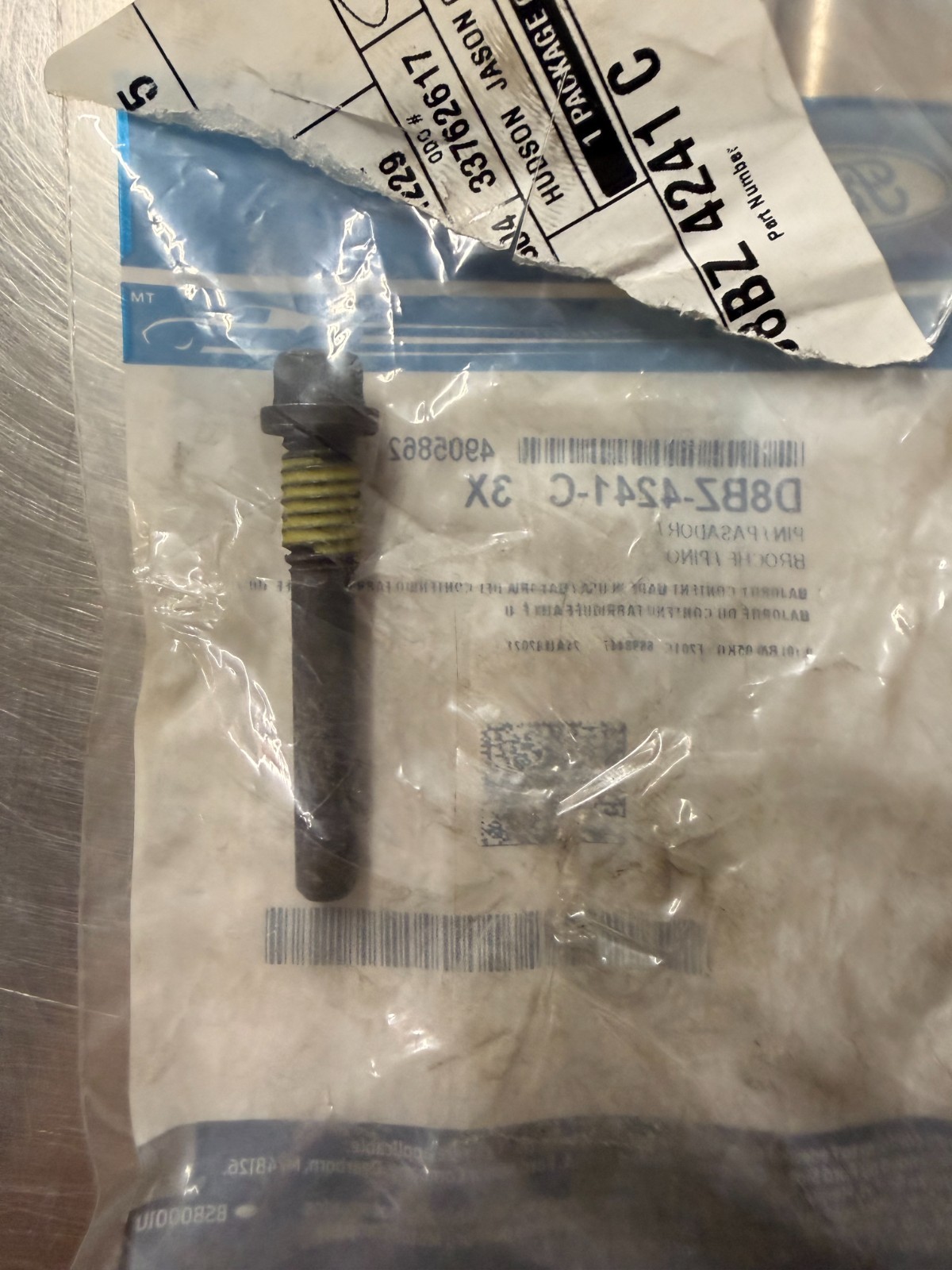OEM Ford D8BZ-4241-C Differential Pinion Shaft Lock Pin Rear Axle Locking Pin