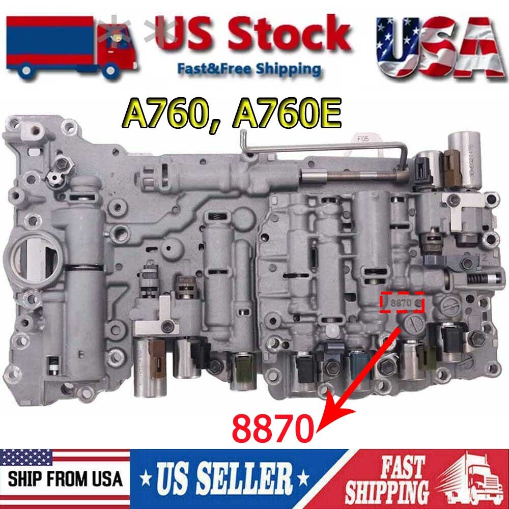 Transmission Valve Body with 9 Solenoids For Lexus IS350 GX460 A760, A760E A760F