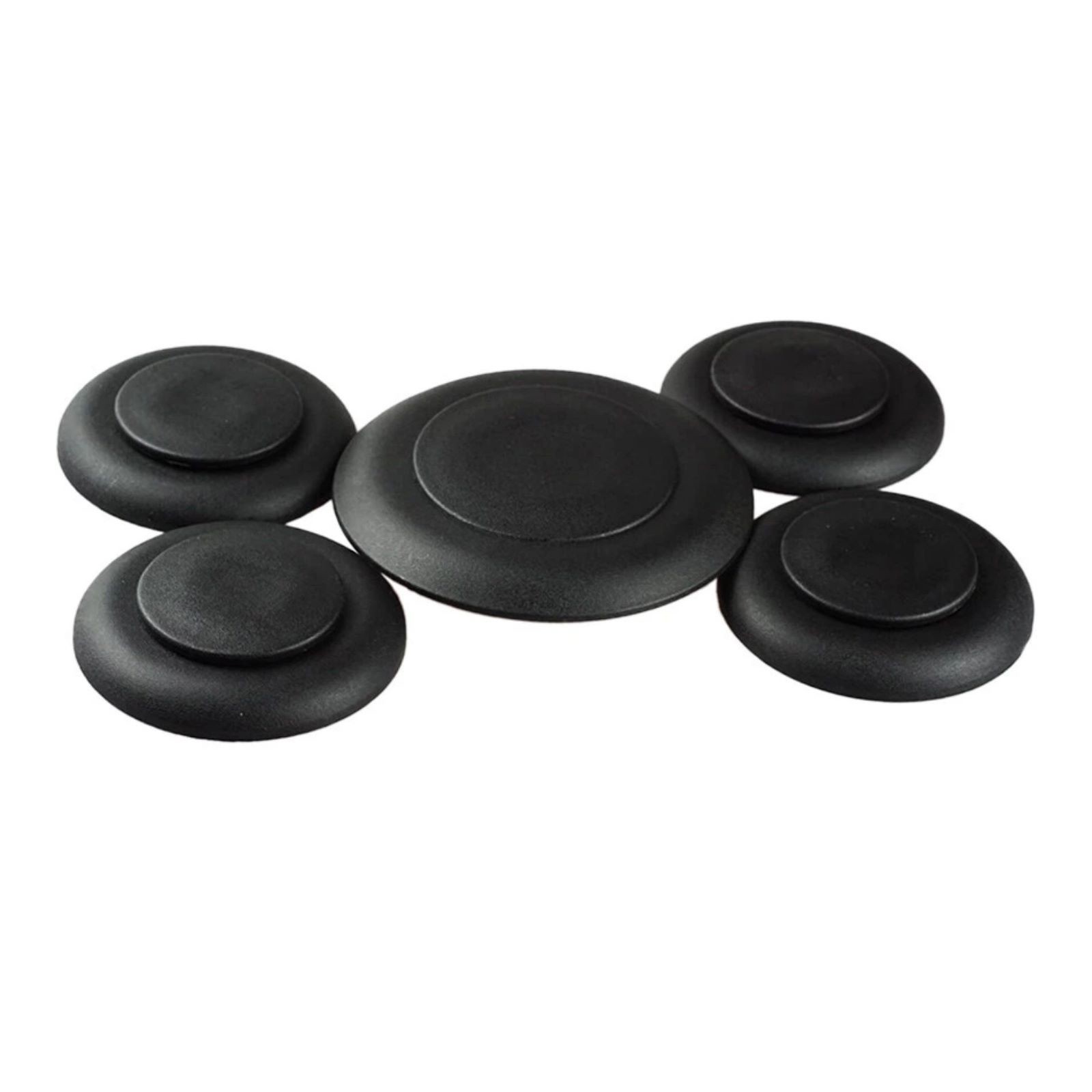 1 Set Wheel Hitch Puck Cover Plug Trim Ring 2011-2023 For Ford Super Duty F-350