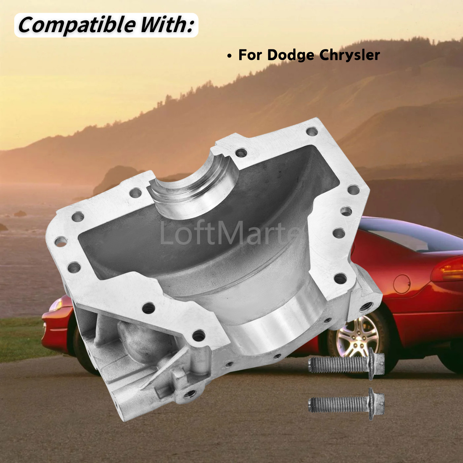 04753192AA 62TE Transmission Case Cover For Dodge Chrysler 3.6L PRO MASTER