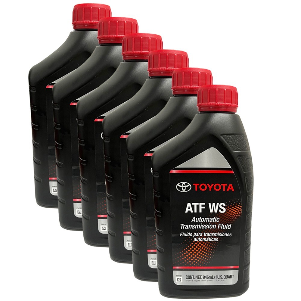 Toyota Lexus Sion ATF WS Automatic Transmission Fluid 00289-ATFWS OEM 6 Quarts