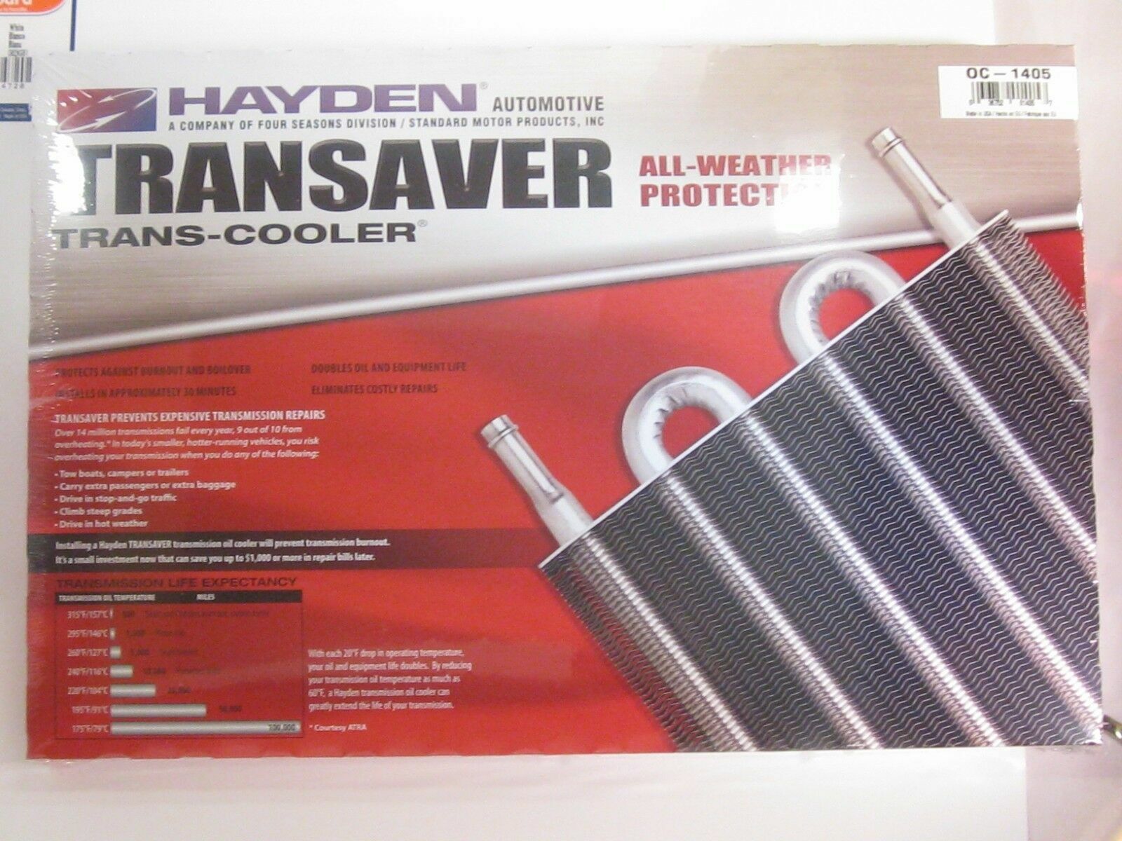 Hayden Transaver Ultra-Cool Automatic Transmission Oil Cooler 1405