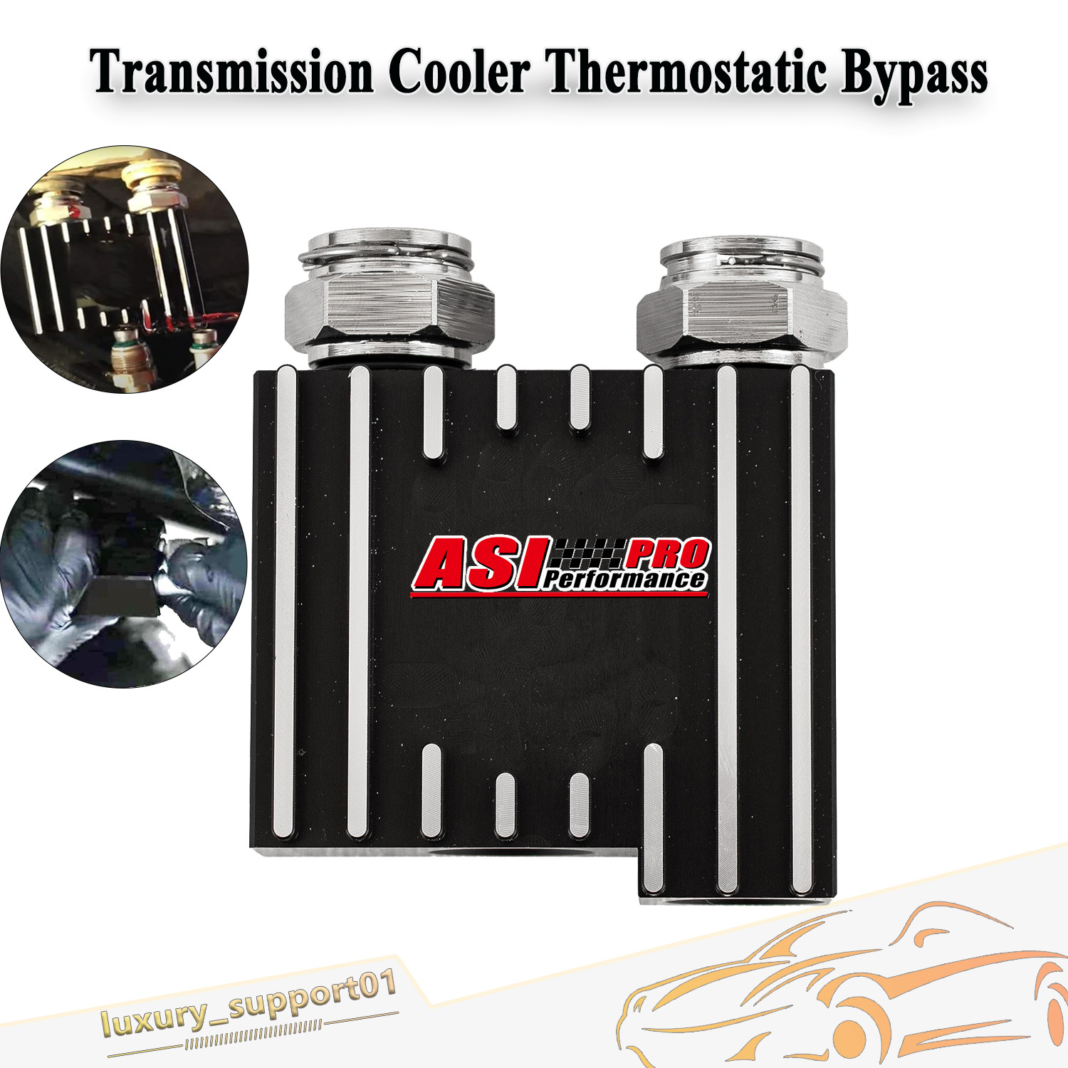 Transmission Cooler Thermostatic Bypass fit 2013-18 6.7L Cummins 68RFE,AS69