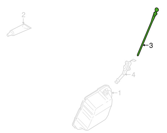 Genuine Volvo Automatic Transmission Dipstick – 9495020