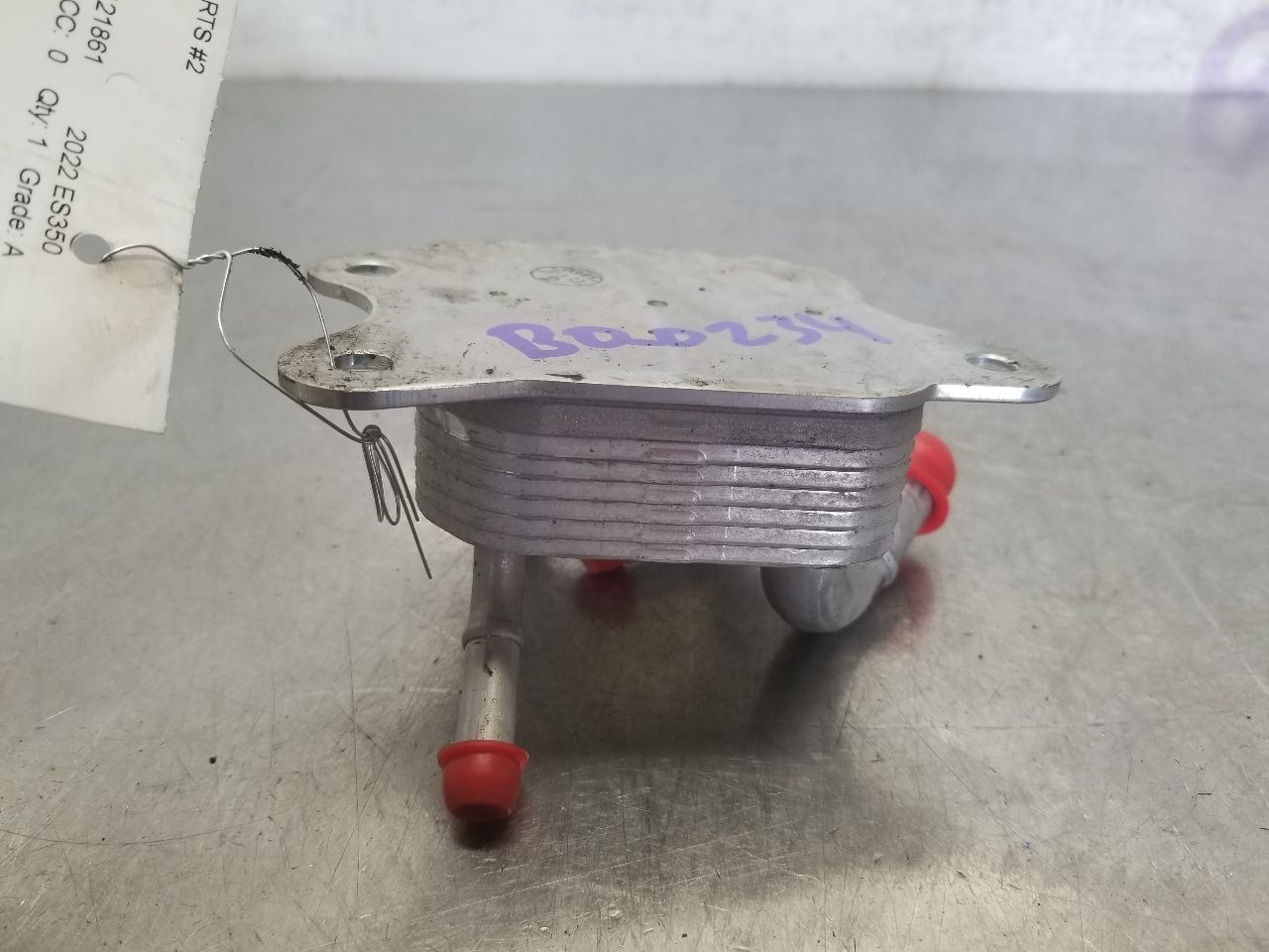22 LEXUS ES350 OIL COOLER 3.5L FWD AUTOMATIC TRANSMISSION