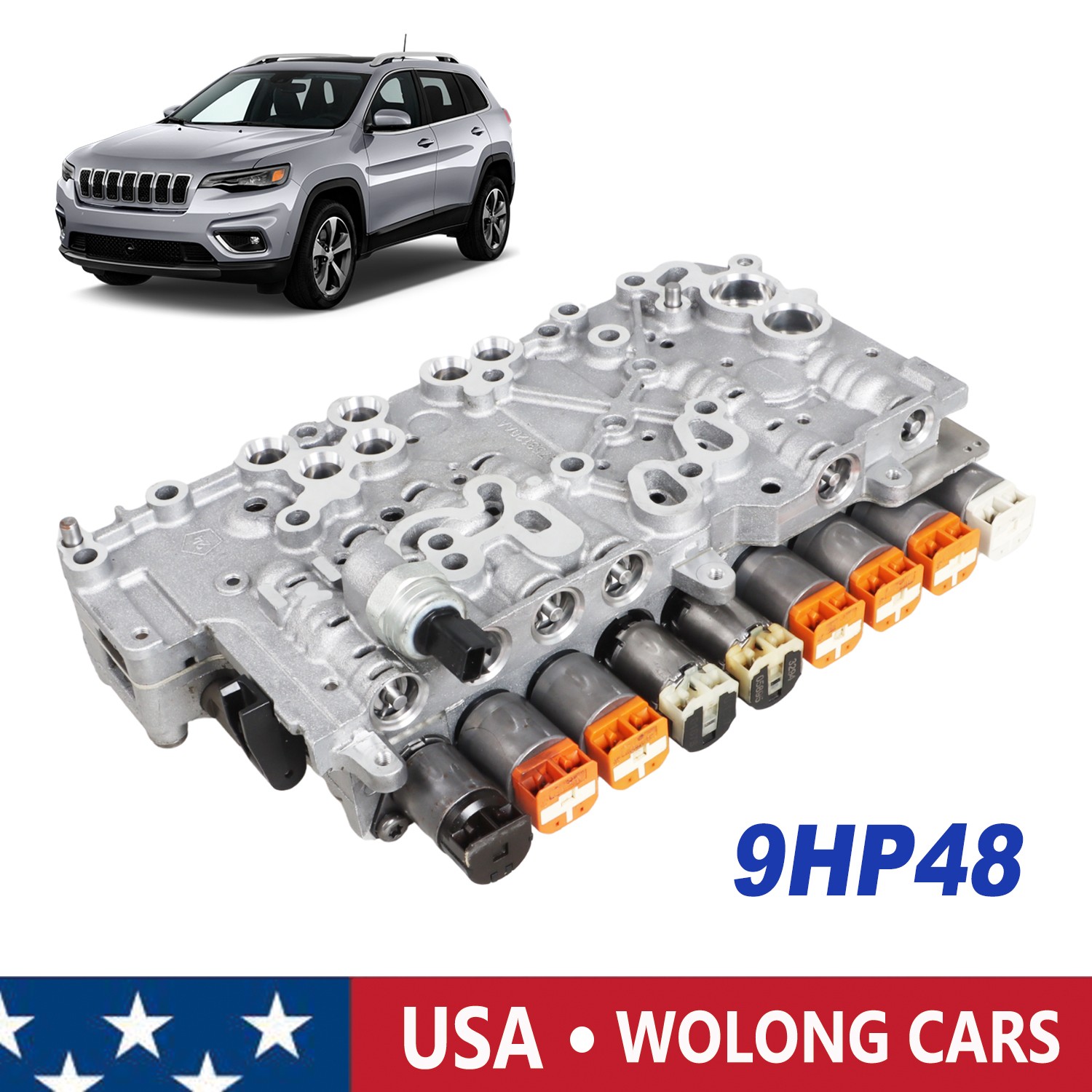 Transmission Valve Body w/Solenoid For 9HP48 2014-2017 Jeep Cherokee Chrysler