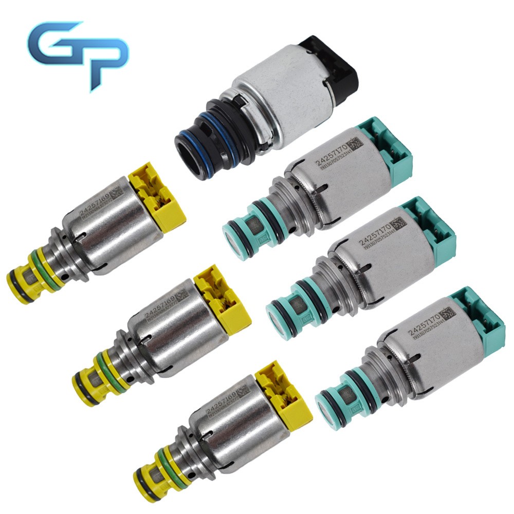 6T40E 6T45E 7 Pcs Transmission Solenoid 2010-2011 for Buick LaCrosse CX CXL