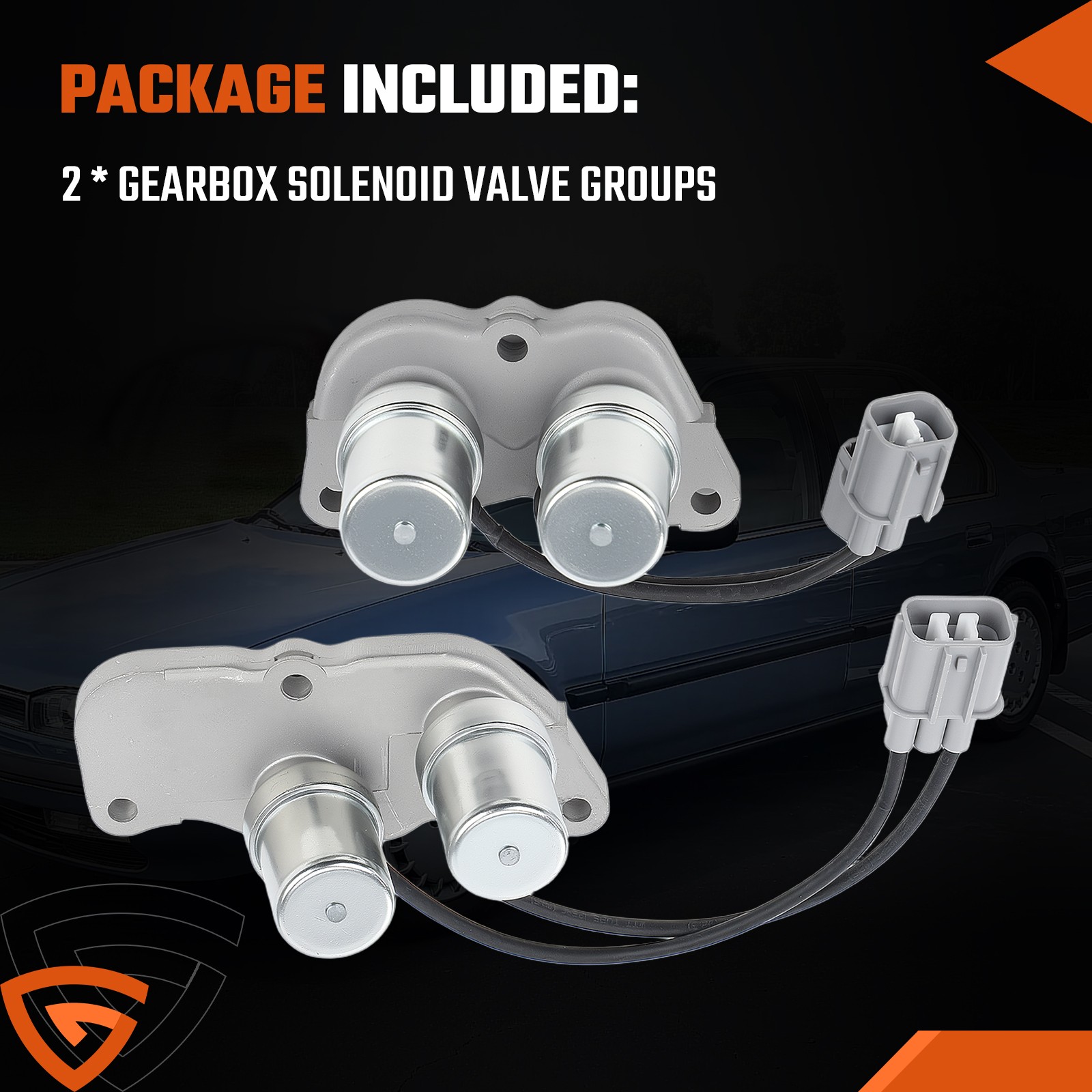 Shift Control & Lock Up Solenoids Set for 1990-1997 Honda Accord Prelude 2.2L