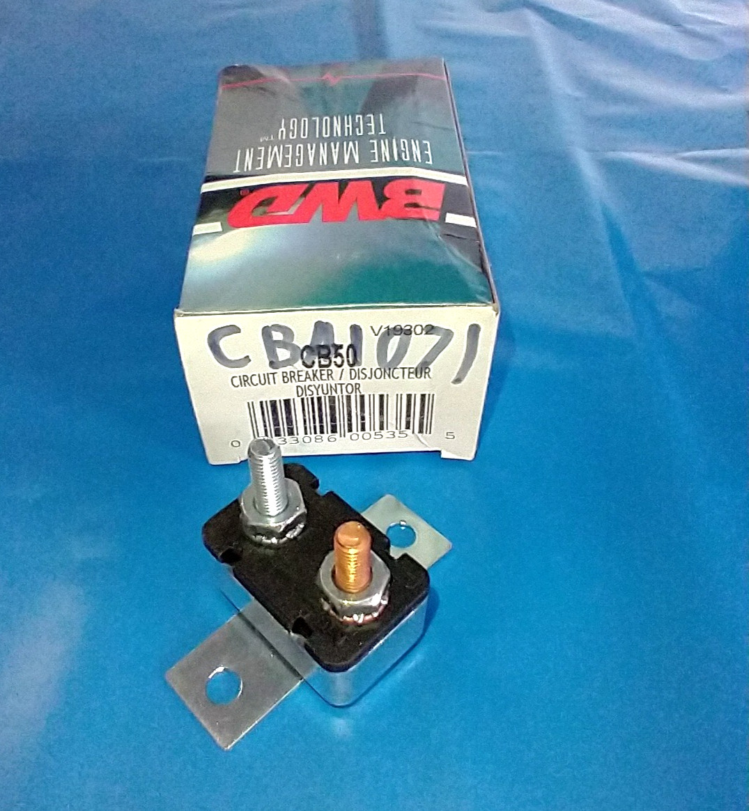 Universal Circuit Breaker-Automatic 12V/24VDC, 50A BWD AUTOMOTIVE CB50