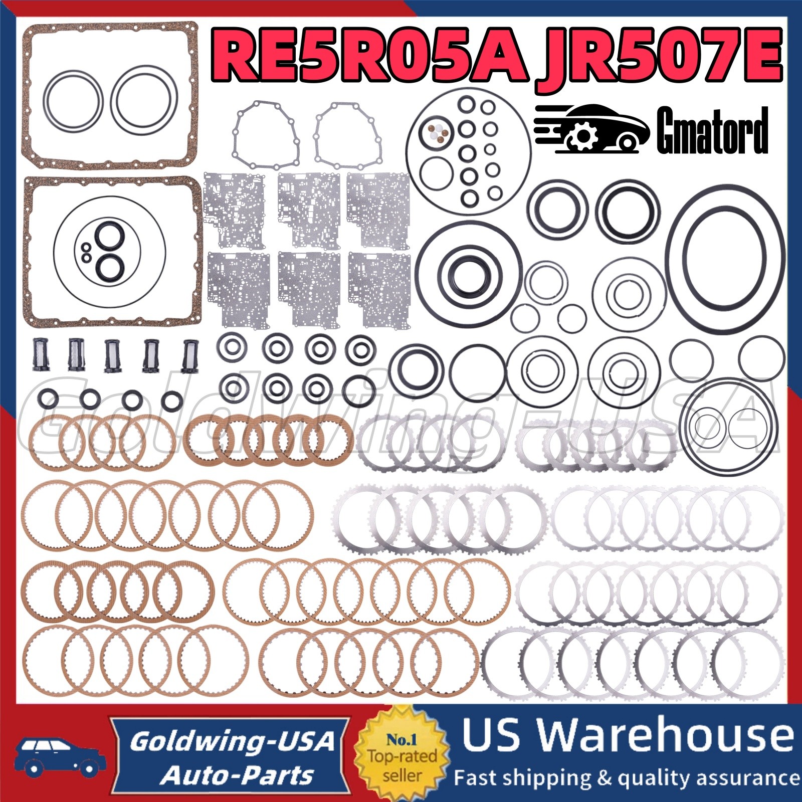 RE5R05A JR507E New Transmission Master Rebuild Kit For NISSAN 2.5 3.5L 4.0L 4.5L