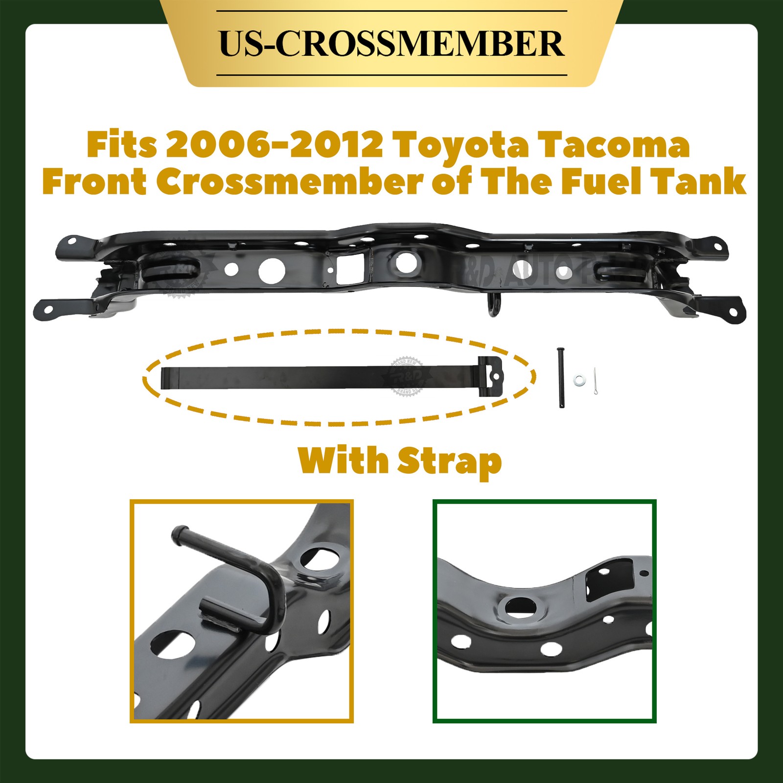 2006-2012 Toyota Tacoma Brand New Front Crossmember Frame Gas Tank High quality
