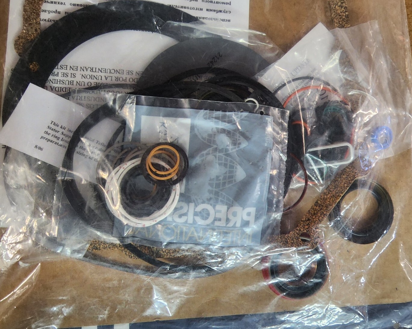 A604 41TE TRANSMISSION MASTER KIT REBUILD KIT WITH PISTONS