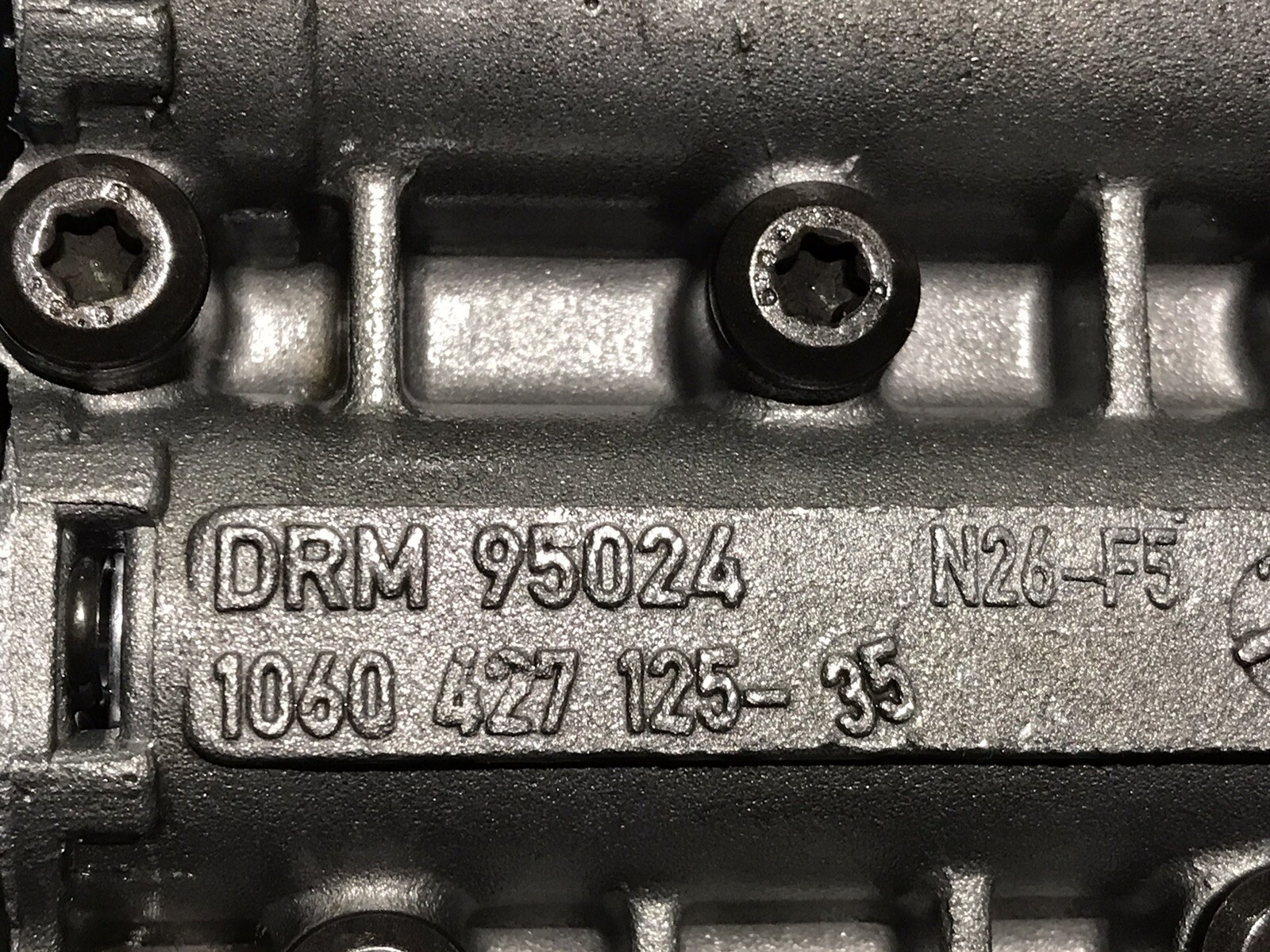AUDI VW ZF5HP19 Trans Valve Body 7 Solenoids 1 Large Tube Valve Body To Stator
