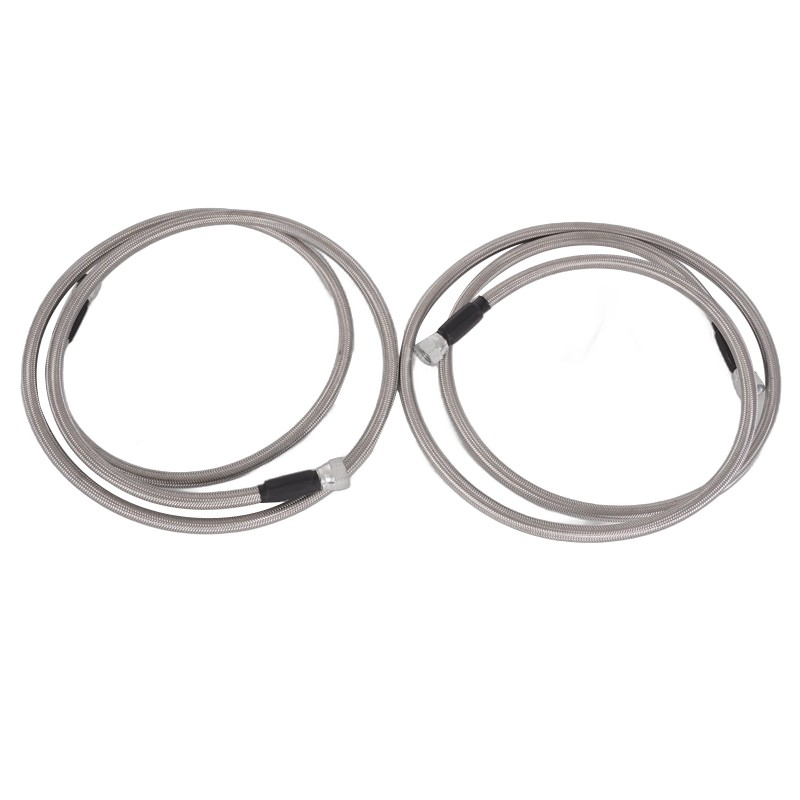 Fits 4L60E 4L80E Flexible SS Braided Transmission Cooler Lines Kit -6AN Hose US