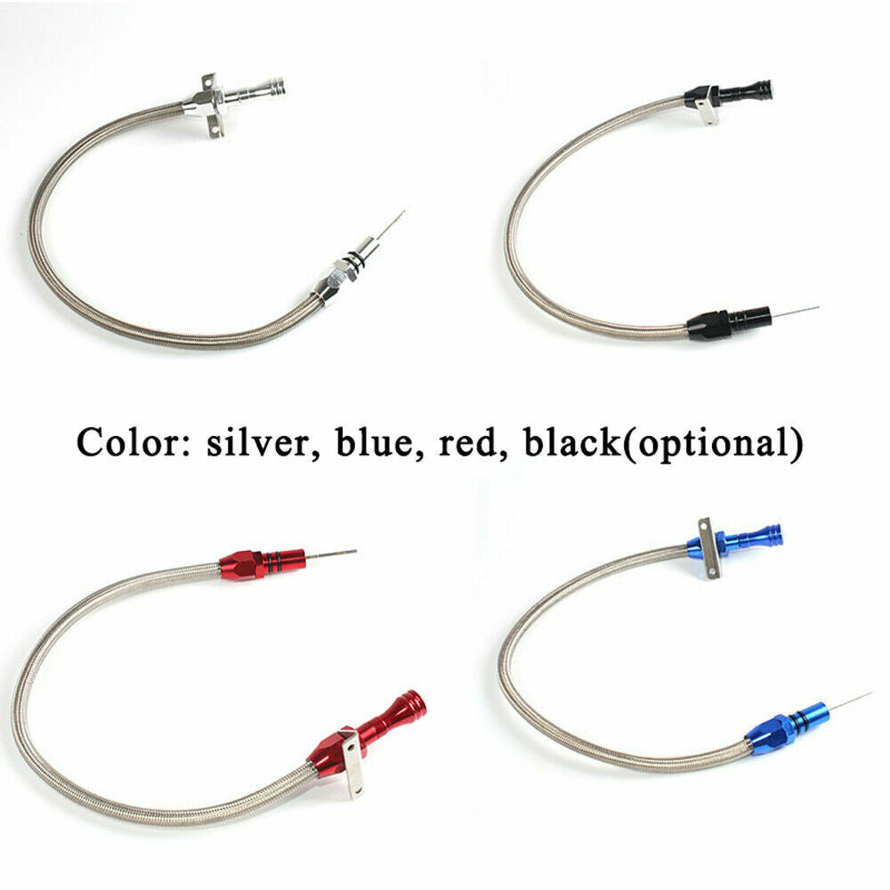 FOR TURBO 350 400 FLEXIBLE TRANSMISSION DIPSTICK STAINLESS TH350 TH400 SBC BBC