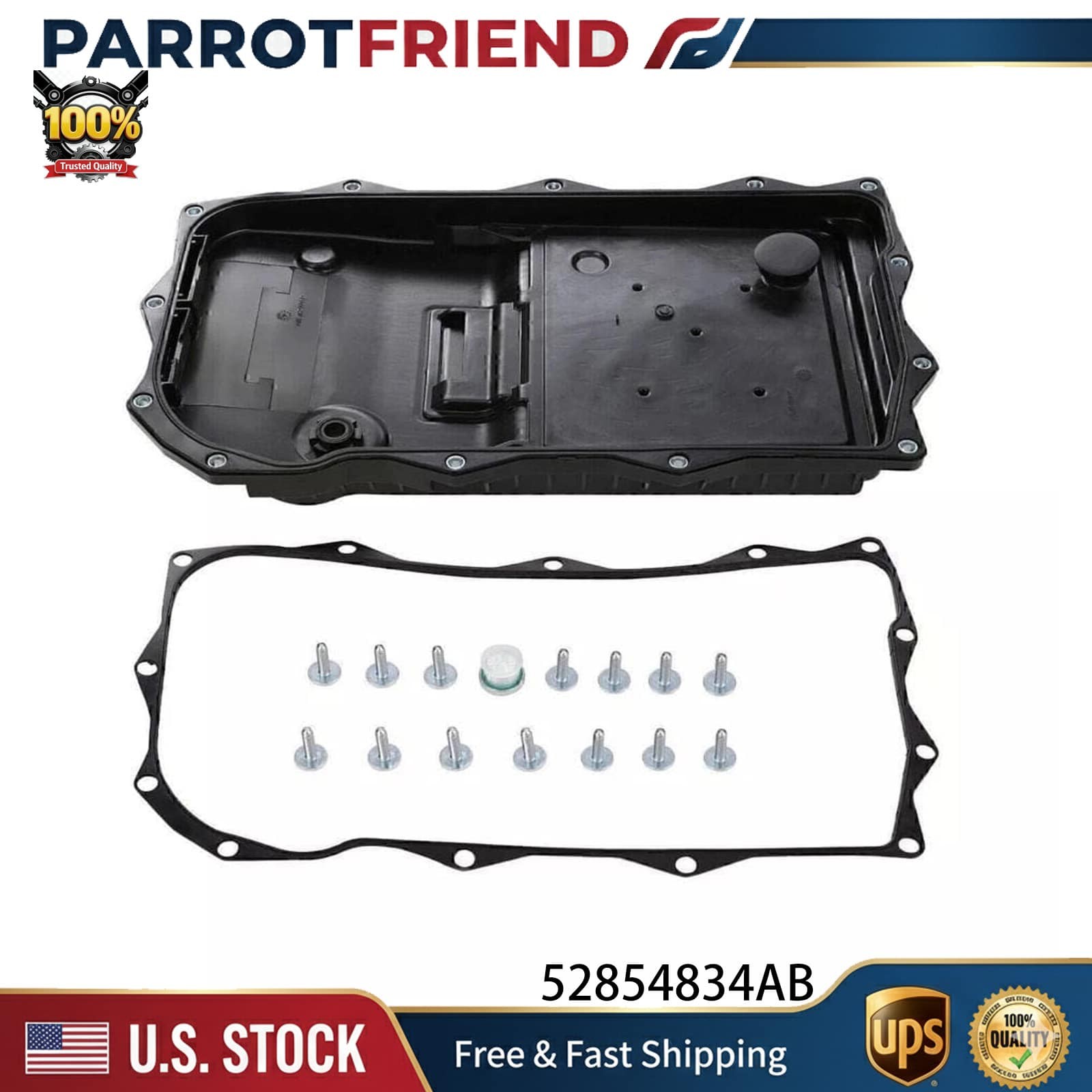 Transmission Fluid Pan For Ram 1500 Classic 2019 Automatic Gearbox Sump